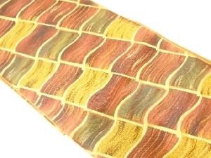 本場筑前博多瓦模様織出し名古屋帯